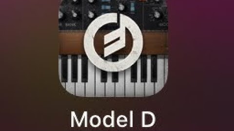 Classic 80S SYNTHWAVE with Minimoog MODEL D Synthesizer Audio Extension Unit in GarageBand IOS