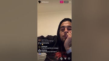Wifisfuneral plays unreleased music on IG live