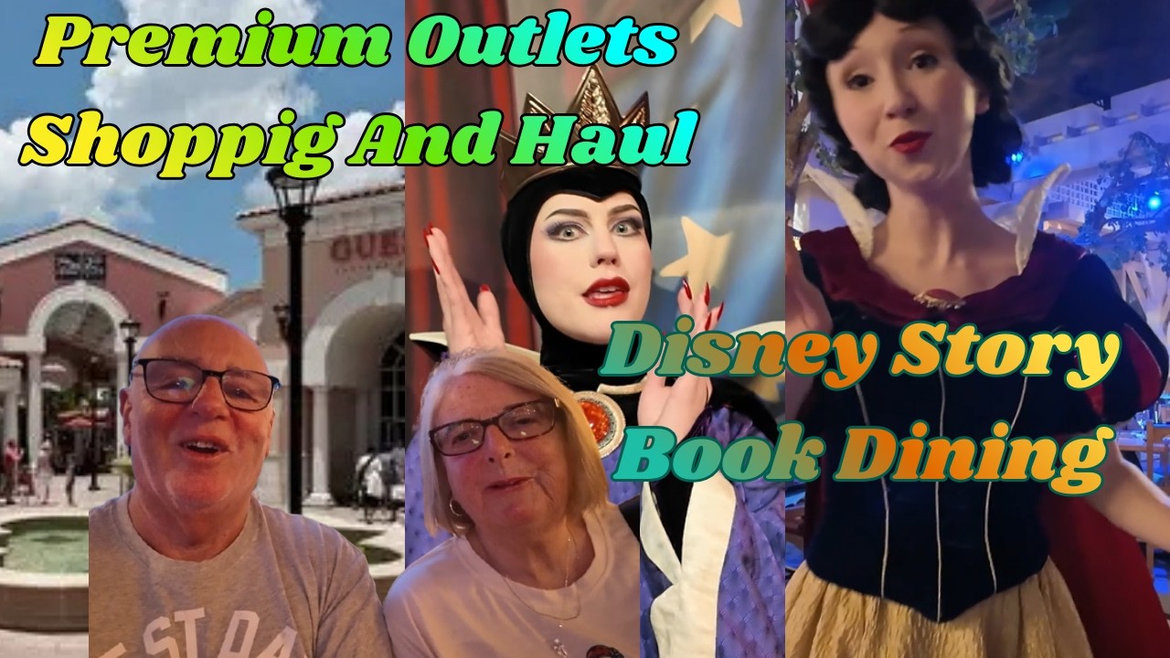 ORLANDO PREMIUM OUTLETS SHOPPINGAND HAUL | DISNEY STORY BOOK DINING ARTIST POINT | DECEMBER 2025