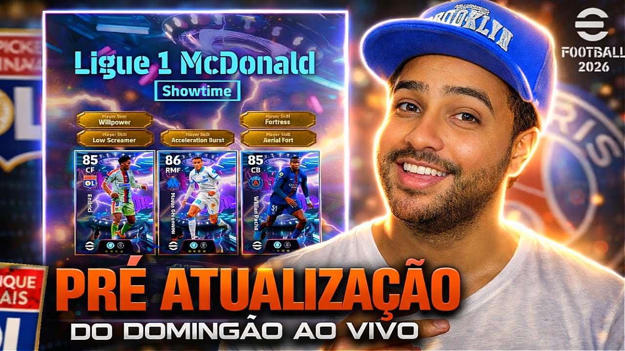 🔥⚽️ PRÉ ATUALIZAÇÃO DO DOMINGÃO AO VIVO | EFOOTBALL 2026