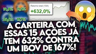 As 15 AÇÕES mais BARATAS da BOLSA! Conheça a CARTEIRA que JÁ SUBIU 632%!  - TOP 15
