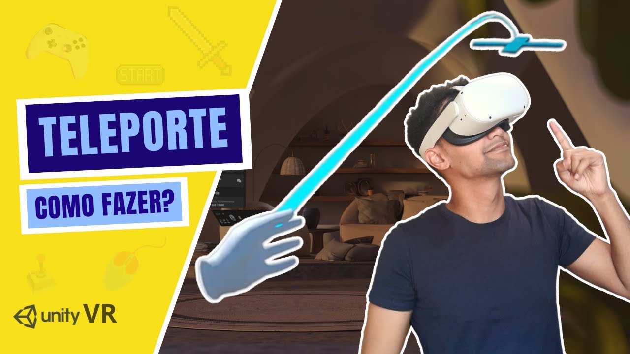 Como teleportar em VR - Unity XR Tutorial - YouTube