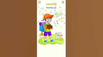 DOP 2 [ Delete One Part ] Level 275 Find the cat #short #dop2