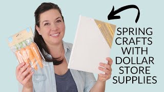 Carrot Reverse Canvas  -  TWO Dollar Store Crafts