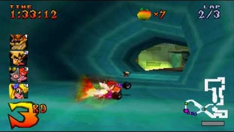 Crash Team Racing PS1 Gameplay N GIN LAB
