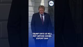 Trump Rules Out Diesel Export Ban as G7 Releases Oil Reserves