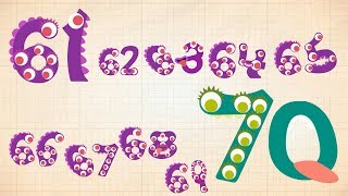 Endless Numbers - Learn to Count from 61 to 70 & Simple Addition With the Adorable Endless Monsters