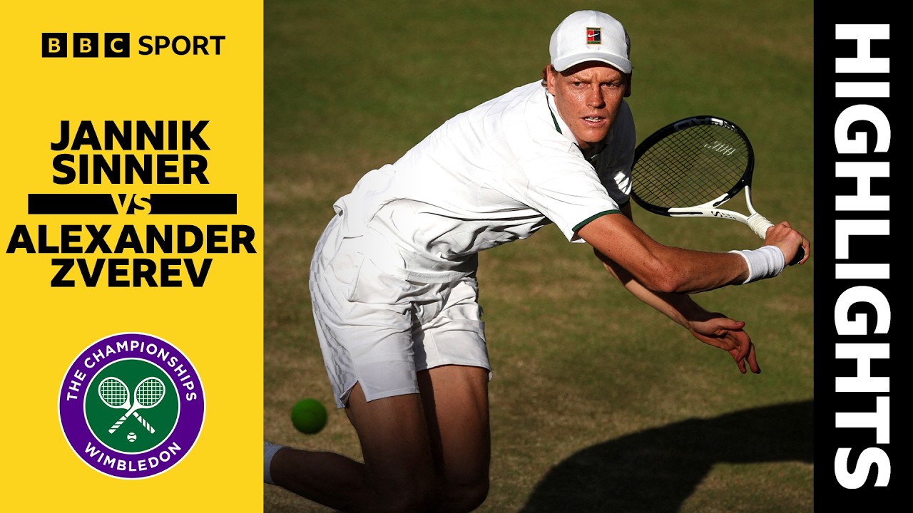 Jannik Sinner v Alexander Zverev | Men’s Singles Final Highlights | Wimbledon 2026