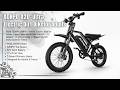 A20-Ultra Electric Dirt Bike Review ⚡ 3500W Power & 32MPH Speed | Best Fat Tire E-Bike for Adults