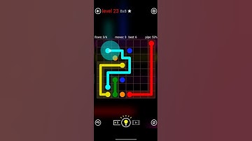 FLOW FREE MANIAS 8x8 LEVEL 23 COMPLETE SOLUTION #android #games #level #flowfree #solution