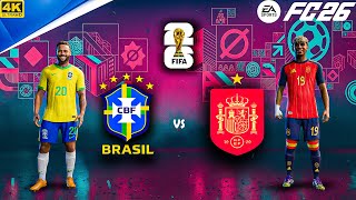 Fc 26 - Brazil Vs Spain Fifa World Cup 2026 Final Neymar X Yamal Pc4K60Fps Gameplay