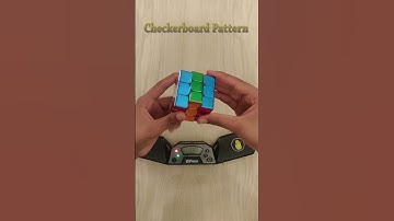 Time to make Patterns- Checkerboard (Part 1) #shorts #rubikscube