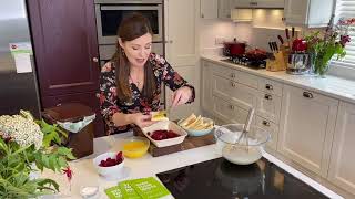 Week 1 Lemon Curd & Raspberry Bread Pudding