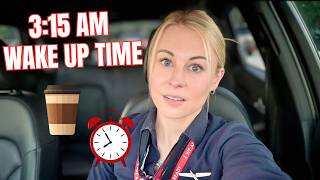 Back to Back EARLY Mornings ⏰✈️ The REAL Life of A Flight Attendant