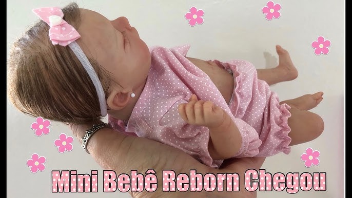 Mini Bebê Reborn - Boneca Realista - Outlet do Cazé