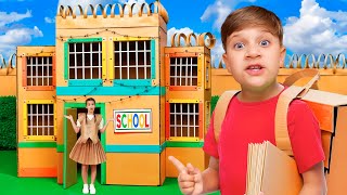 roma and fun cardboard challenges for kids