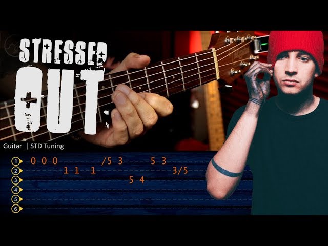 Stressed Out - One Pilots Guitar Tutorial TABS | Cover Christianvib - YouTube