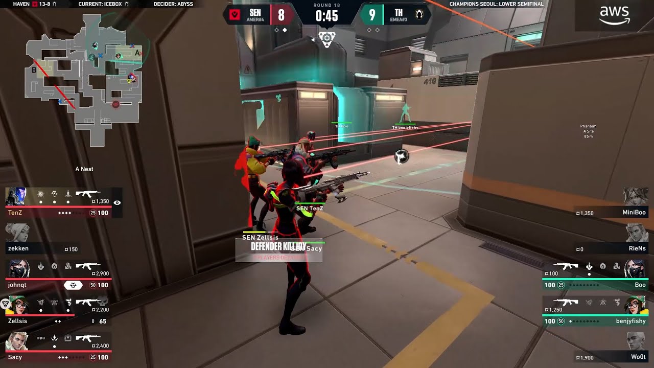 TH Benjyfishy & Boo 2v4 Clutch Against SEN | VCT Champions Seoul 2024 ...