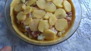 КУРНИК . Пирог с мясом и картошкой. КУРНИК . Пирог с мясом и картошкой.