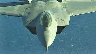 F22 Rotary Vulcan Cannon Tests | Stock Footage