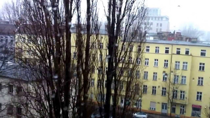 der erste Schnee und Sturm in Friedrichshain 2013
