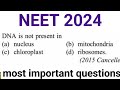 (42) NEET 2021 - Cytology - Most important questions