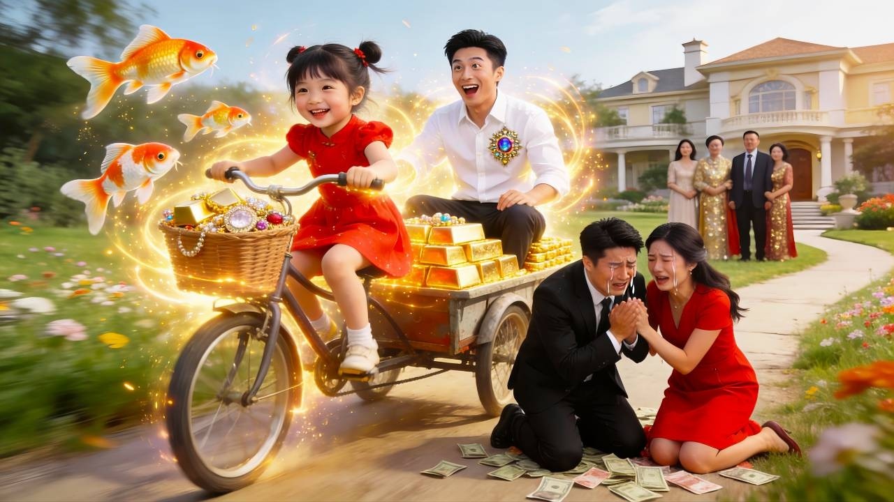 माता-पिता पक्षपात, पांच वर्षीय लड़की ने दिवालिया सीईओ को पिता बनाया, अनंत भाग्य धन लाया!