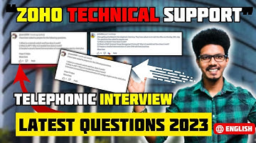 Zoho telephonic Interview  questions | zoho technical support engineer interview questions