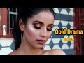 GOLDEN EYE MAKEUP // EXTRA DRAMATIC