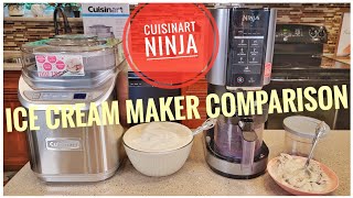 Ninja CREAMI vs Cuisinart 2 Quart Cool Creations Ice Cream Maker Machine Comparison NC301