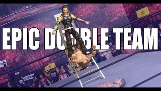 Jeff Hardy Double Stomp Swanton Bomb Wwe Figure Stop Motion