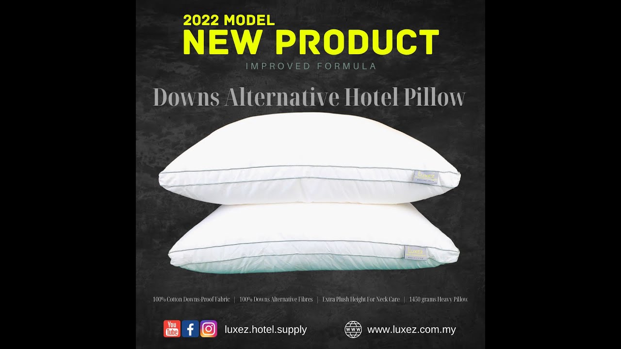 Luxez Downs Alternative Hotel Pillow (2022 Model) - Neck Care Pillow