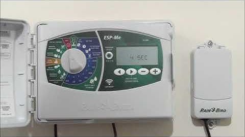 Zone to Zone Delay on a Rain Bird ESP-MEi Irrigation Controller