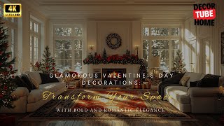 Glamorous Valentine s Day Decorations Transform Your Space with Bold and Romantic Elegance