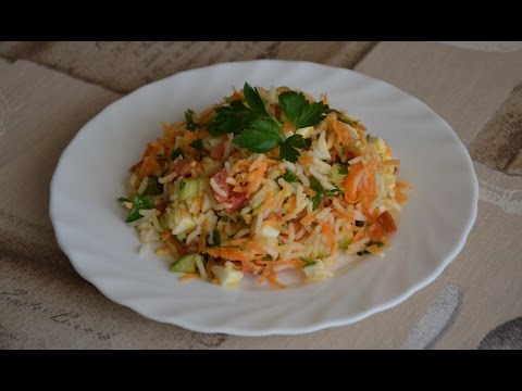 Видео рецепт Салат к рису