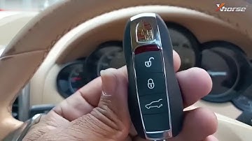 Program Porsche Cayenne 2014 5M48H BCM Key Via Xhorse Key Tool Plus