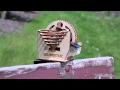 The Solarbotics Solar Marble Machine in action