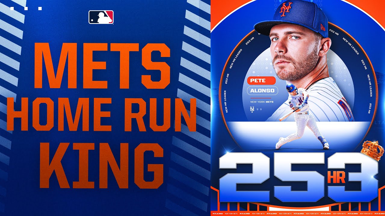 Alonso se convierte en el líder de jonrones de todos los tiempos de los Mets