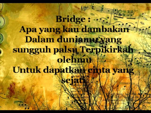 Ada Band Pemain Cinta Lirik Chords Chordify