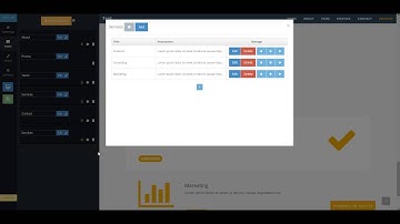 SITE123 - How to add and manage your Services page