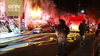 At least 33 killed as of Sunday afternoon after a warehouse caught in fire in Oakland, California