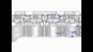 Visual Analysis of Fluid Flow in a Cooling Jacket