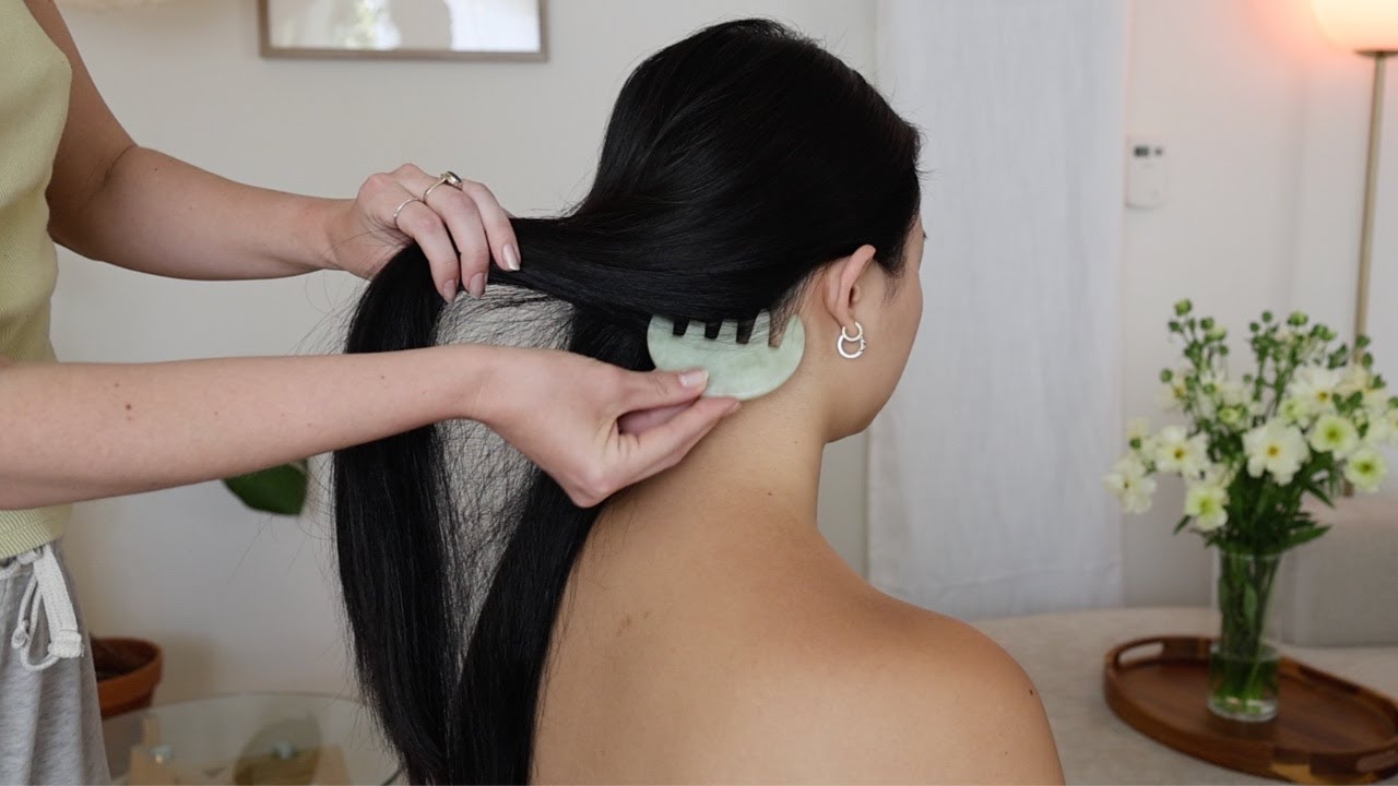 ASMR Tingly Hair Triggers & Scalp Stimulation Tools 💫 Jade Comb, Hair Brushing, Wood Comb (Whisper)