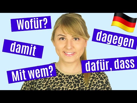 German grammar A2 - B2: Verbs with prepositions