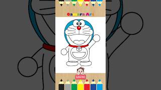 Menggambar dan Mewarnai Doraemon bersama-sama #QamaraArt #shorts #short #mewarnai #doraemon