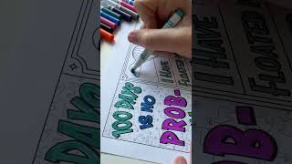 100 Days of School Coloring Bookmarks #shorts #elementaryschool #100DaysofSchool #teachingresources