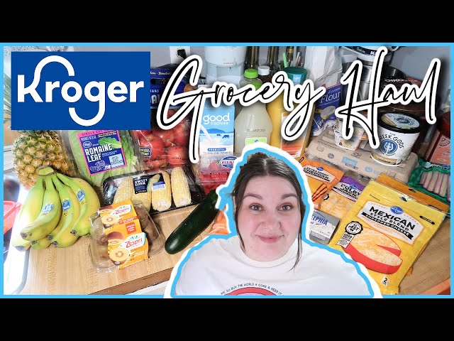 END OF THE MONTH GROCERY BUDGET TOTALS | 1-WEEK KROGER GROCERY HAUL & MEAL PLAN | MAY 2024 class=