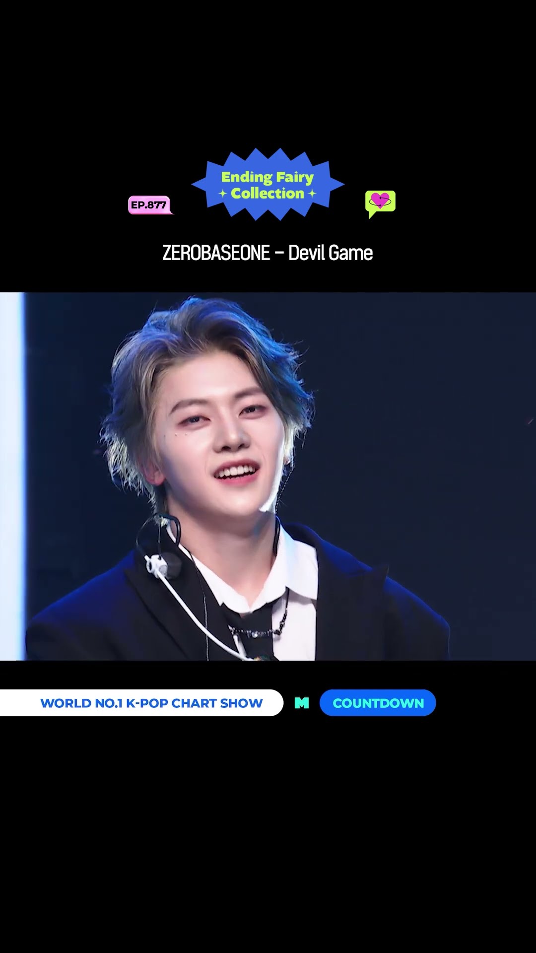 ♡ ?????? ????? ???????????#ZEROBASEONE - #DevilGame✨ #MCOUNTDOWN #엠카운트다운 #엔딩요정컬렉션