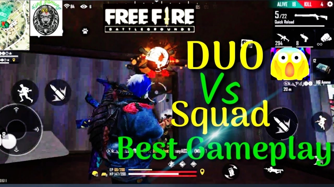 Free fire ll Duo vs squad ll ranked gameplay ll unbelievable booyah ...