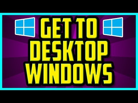 Windows 10 Show Desktop Keyboard Shortcut (EASY) - Windows 10 How To Get To Desktop hqdefault